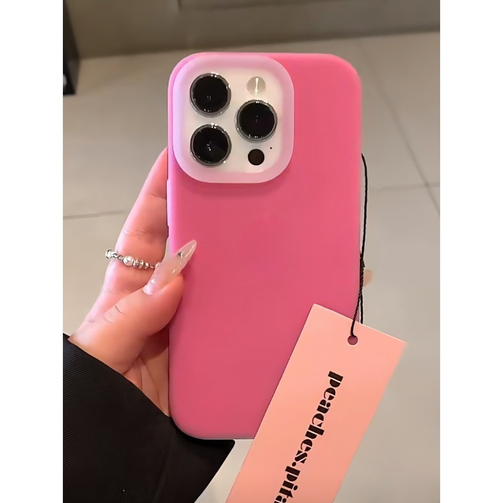 Rose Red Essence Hole Jellyเคสโทรศัพท์สําหรับiPhone 15 14 13 12 11 Pro Max 14 15 Plusซิลิโคนเหลวนุ่มกรณีAnti Drop Anti Slipปกหลังกรณี