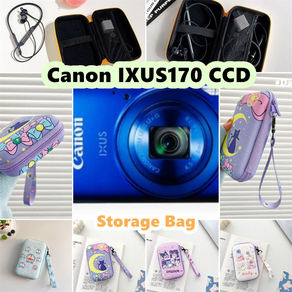 Yoshida สําหรับ Canon IXUS170 CCD กระเป๋าเก็บกล้อง 10x16.2 ซม.ขนาดน่ารักการ์ตูนกันน้ํา Anti drop กระ