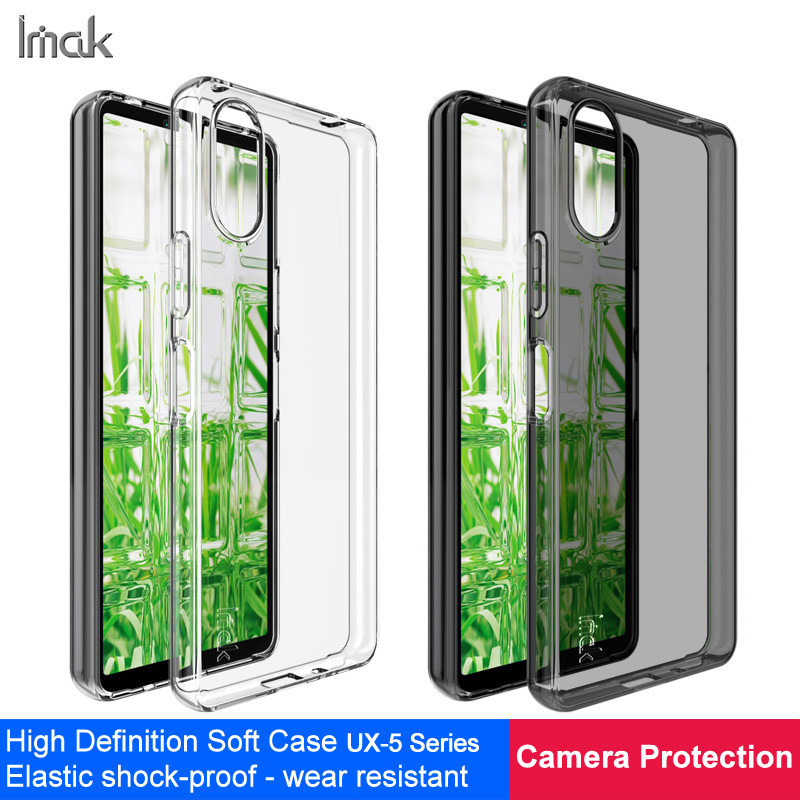 Imak Casing สําหรับ Sony Xperia 10 VI Transparent Soft TPU Back Case Xperia10 Mark 6 ซิลิโคนใสกันกระแทก