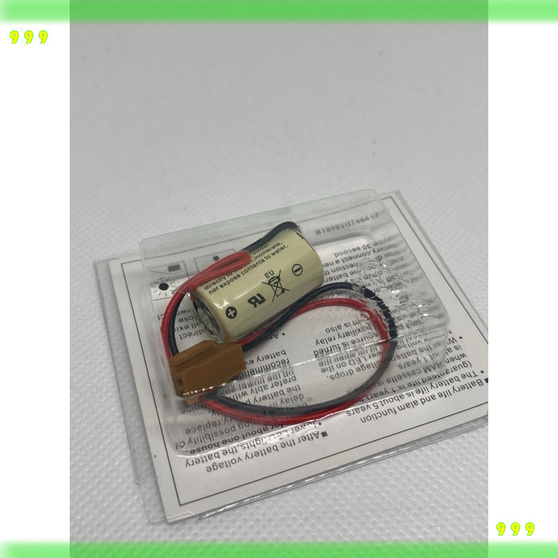 CR14250 FDK แท้  CR14250SE CR14250 14250 3V แบตเตอรี่ลิเธียม FANAC มี แจ็คดำ ,น้ำตาล Plug ขาว