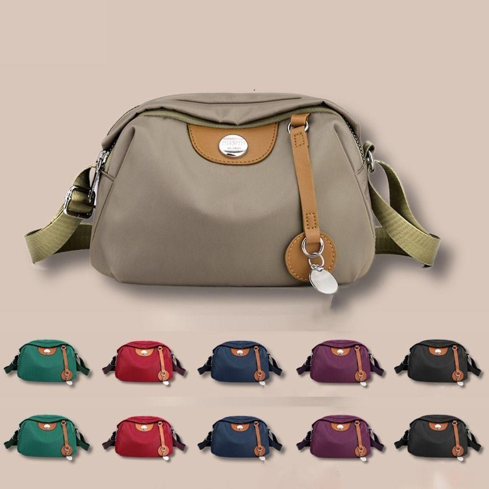 กระเป๋าสะพายไหล่ ผ้าไนล่อน ระบายอากาศ เหมาะกับการเดินทาง สําหรับผู้หญิง BB00486