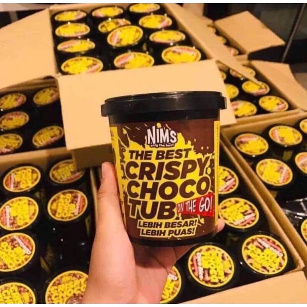 NIMS CRISPY CHOCOLATE  คริสปี้โกโก้ครั้นเคลือบช็อคโกแลตพรีเมี่ยม นำเข้า 250 กรัม