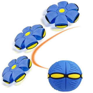 ลูกบอลเด้งผิดรูป Flying UFO Ball Pop ของเล่นเด็ก กีฬากลางแจ้ง ลูกบอลแบน ของเล่น ลูกบอลจานบินวิเศษ ของเล่นปาเป้า
