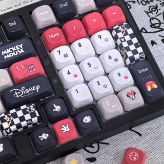 Disney Mickey Original Keycap MOA โปรไฟล์ PBT ระเหิดห้าด้าน …