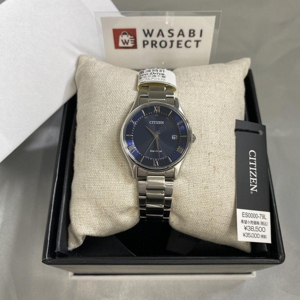 [Authentic★Direct from Japan] CITIZEN ES0000-79E Unused Eco Drive Sapphire glass Black SS Women Wrist watch นาฬิกาข้อมือ
