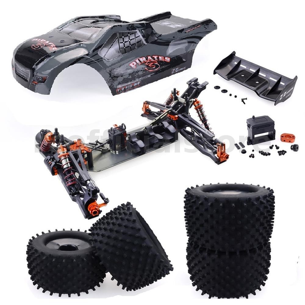 Zd Racing 9021 V3 1/8 4WD 80km/h Brushless RC กรอบรูปรถชุดไม ่ มีชิ ้ นส ่ วนอิเล ็ กทรอนิกส ์