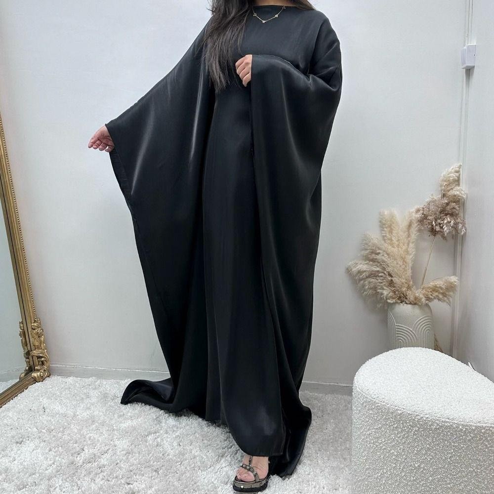 Nongyodye มุสลิม Maxi, Batwing Luxury Marocain Robe, เงา Abaya ดูไบ Ramadan Eid Kaftan ชุด Kebaya สําหรับผู้หญิง