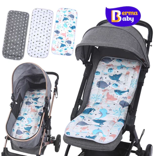 Berma Baby เบาะรองนั่ง  อุปกรณ์เสริมรถเข็นเด็ก ระบายอากาศ อเนกประสงค์ กันลม เบาะที่นั่งเนื้อผ้าฝ้าย สําหรับรถเข็นเด็ก