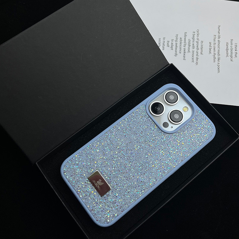 SWAROVSKI หนาswarovskiหรูหราrhinestoneพรีเมี่ยมแบรนด์หรูdropทนเคสโทรศัพท์สําหรับiphone 15promax 14 13 12 11 Pro Max 14plus 11pro XsMax XR X Xs 7 8Plusปกหลัง ราคา ถูกที่สุด ดีลบีเคเค แกลเลอรีภาพที่ 3