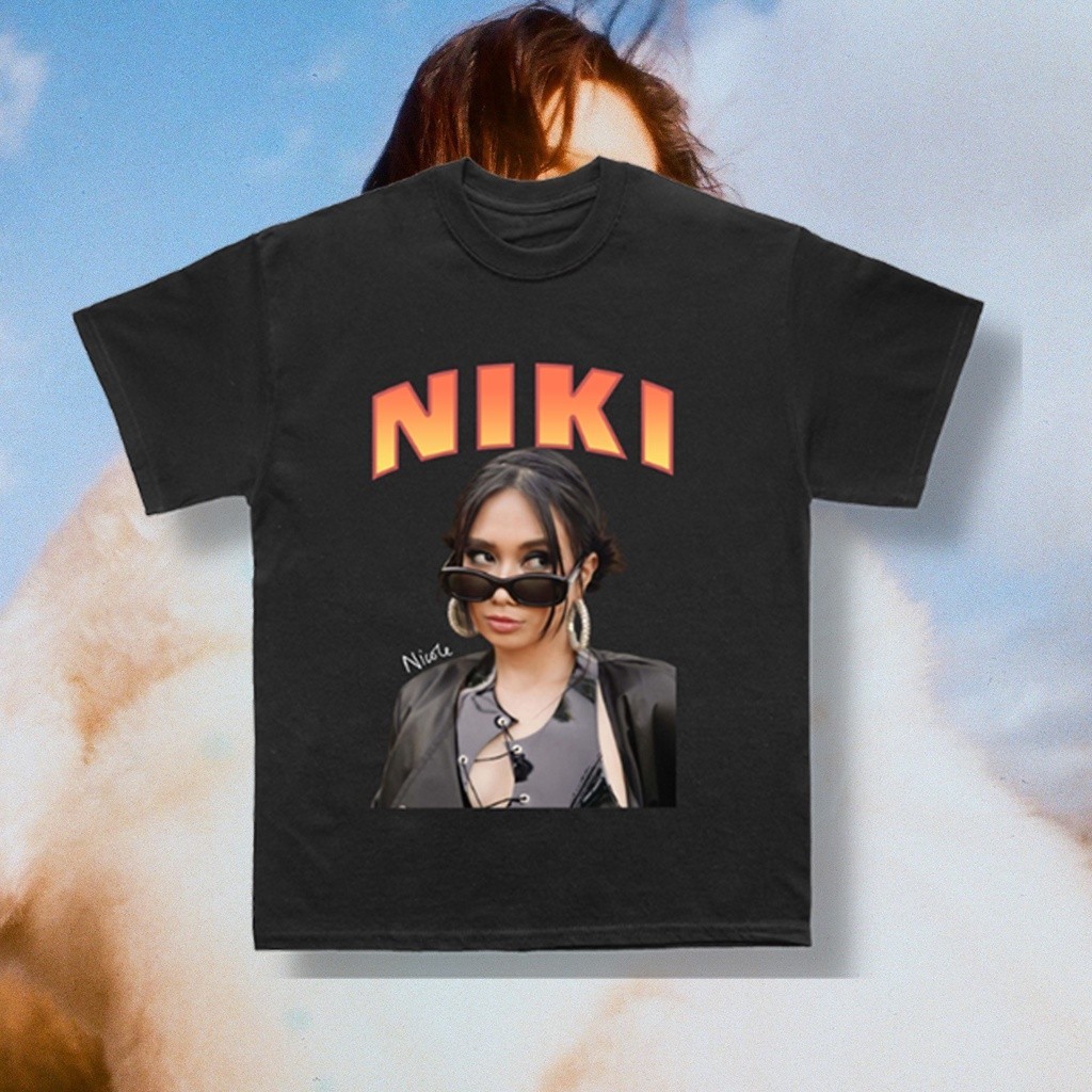 Niki สินค้า Tshirt คอนเสิร์ต Nicole Baju Lelaki T เสื้อ Oversize S-3XL เสื้อยืดขนาดใหญ่