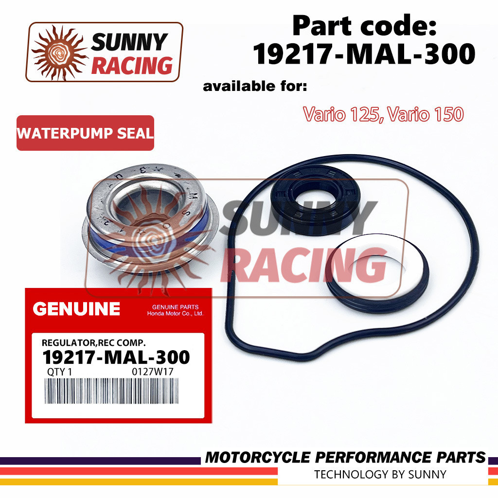 ชุดปั๊มน้ำซีลซีลปั๊มน้ำซีลกล  Vario 125 150 ซีลปั๊มน้ำ สำหรับ Vario