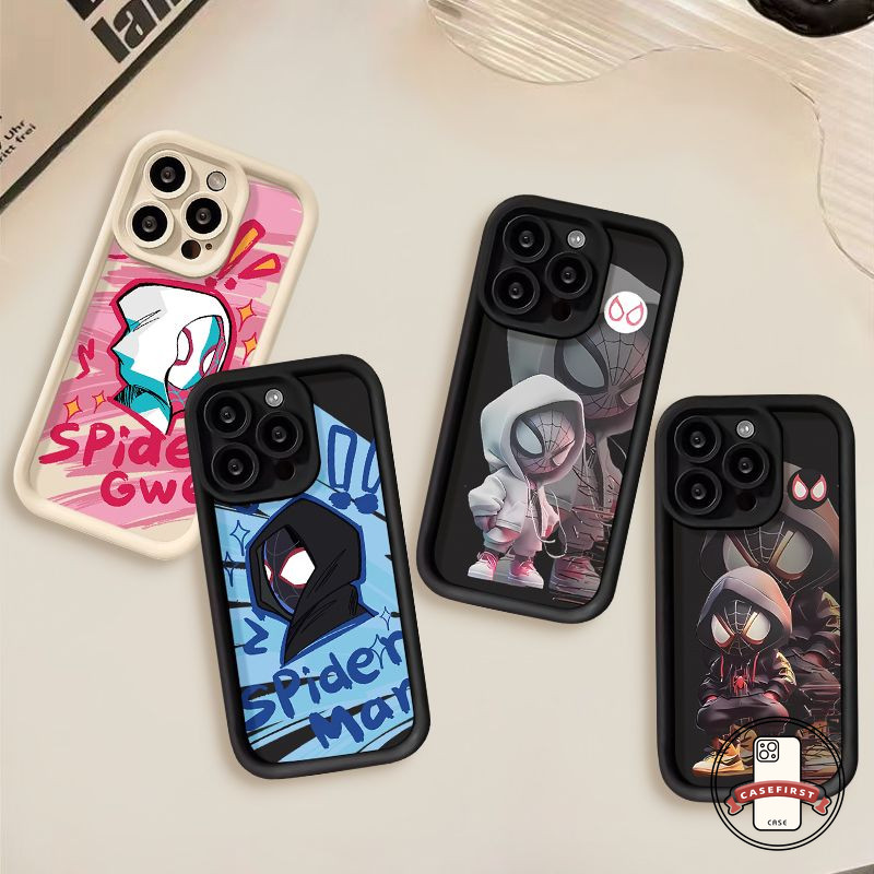 เคสโทรศัพท์แมงมุมสุดตลกสำหรับ Samsung A15 A53 A05 A11 A50 A21s A14s A54 A52 A24 A13 A12 A14 A02s A34 A03s A03