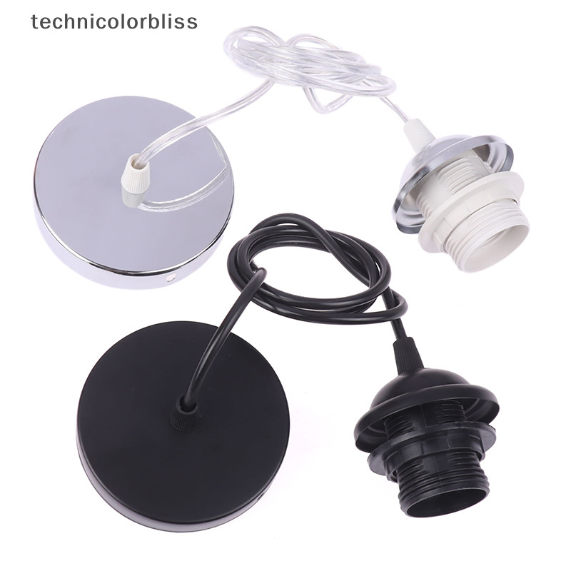 Tcbs Retro E27 แขวนผู้ถือโคมไฟ 1 M/1.5 M แขวนลวดโคมไฟเพดานผู้ถือซ็อกเก็ตโคมไฟฐานสําหรับแขวนจี้ไฟ Bliss