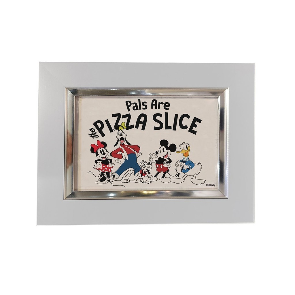 SB Design Square รูปภาพ+กรอบ DISNEY รุ่น FUNFEST MICKEY&F สีขาว (38X16X30 ซม.) แบรนด์ KONCEPT FURNITURE