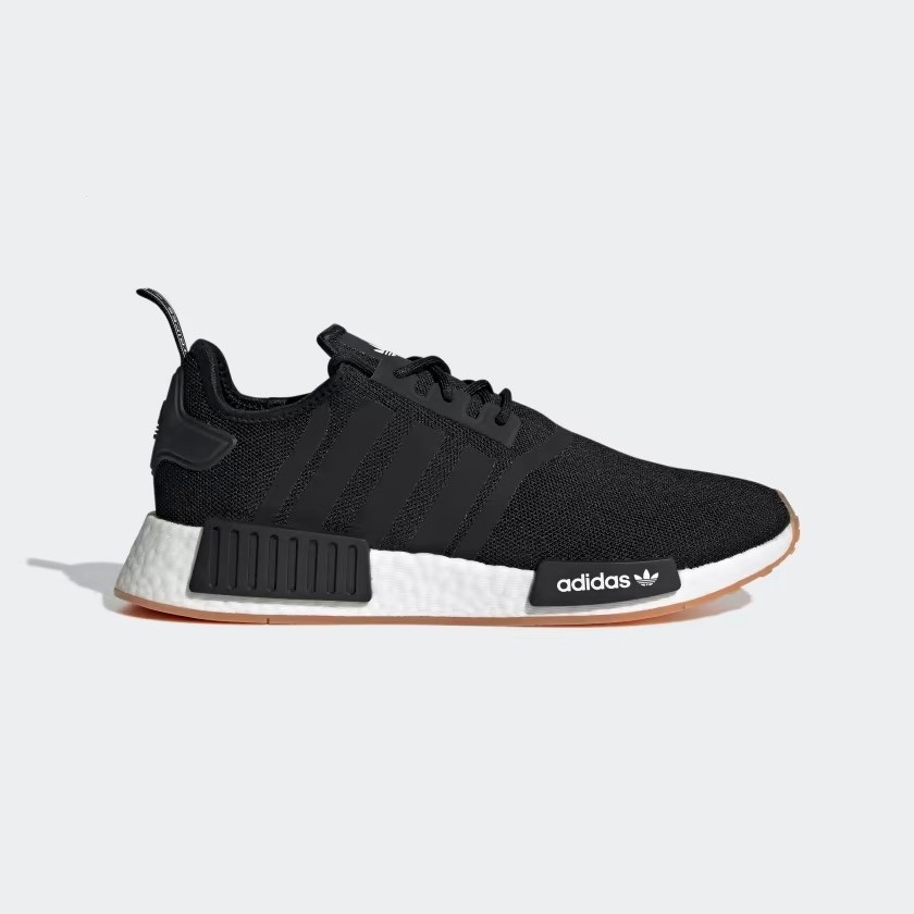 Adidas NMD R1 gz9257 รองเท้ากีฬารองเท้าวิ่งระบายอากาศสีดําสําหรับผู้ชายและผู้หญิง