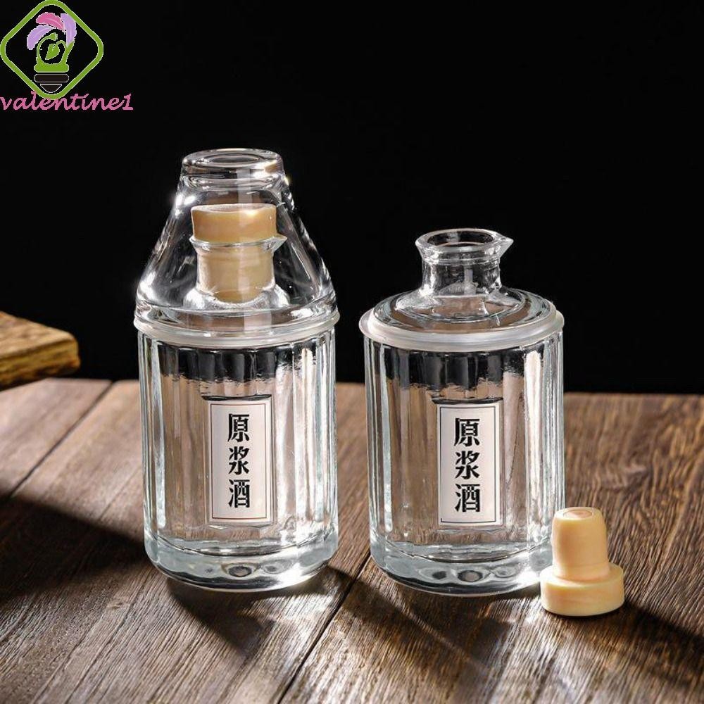 ขวดเหล้า ขวดไวน์ วิสกี้ น่ารัก ขนาดเล็ก 100 มล. สีโปร่งใส สําหรับปาร์ตี้ วาเลนไทน์