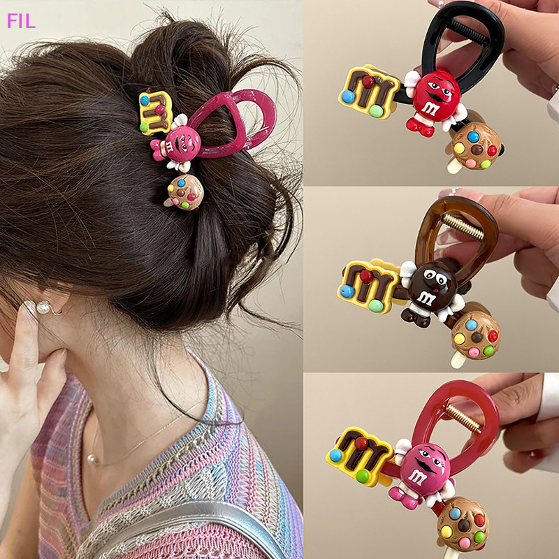Fil ผู้หญิง Claw คลิปอะคริลิคผม Claws Hairpins สาว Shark คลิป Headwear แฟชั่นเกาหลีอุปกรณ์เสริมผมของขวัญ OP
