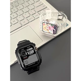 Clear Band + เคสสําหรับ Huawei Watch Fit 5 Fit 4 อุปกรณ์เสริมสายรัดโปร่งใสนุ่มเปลี่ยนสายนาฬิกาสําหรับ Huawei Watch fit3 Band