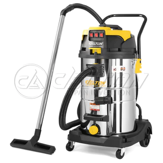 DELTON เครื่องดูดฝุ่น 80 ลิตร 3 มอเตอร์ 3,600 วัตต์ Wet & Dry Vacuum Cleaner รุ่น WDC-80L ถังสแตนเลส ดูดเปียก ดูดแห้ง