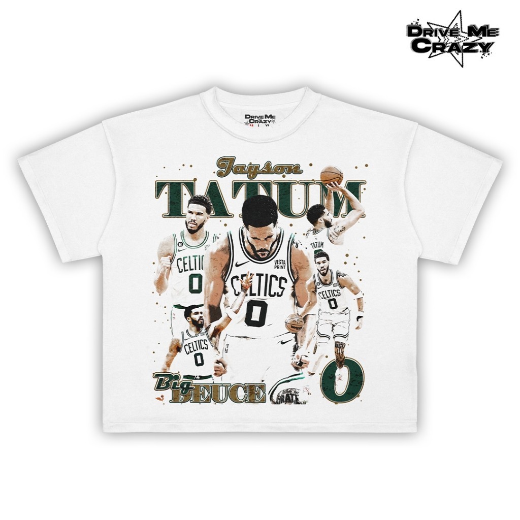 ใหม่ Dmc Jayson Tatum Basketball เสื ้ อยืดโอเวอร ์ ไซส ์