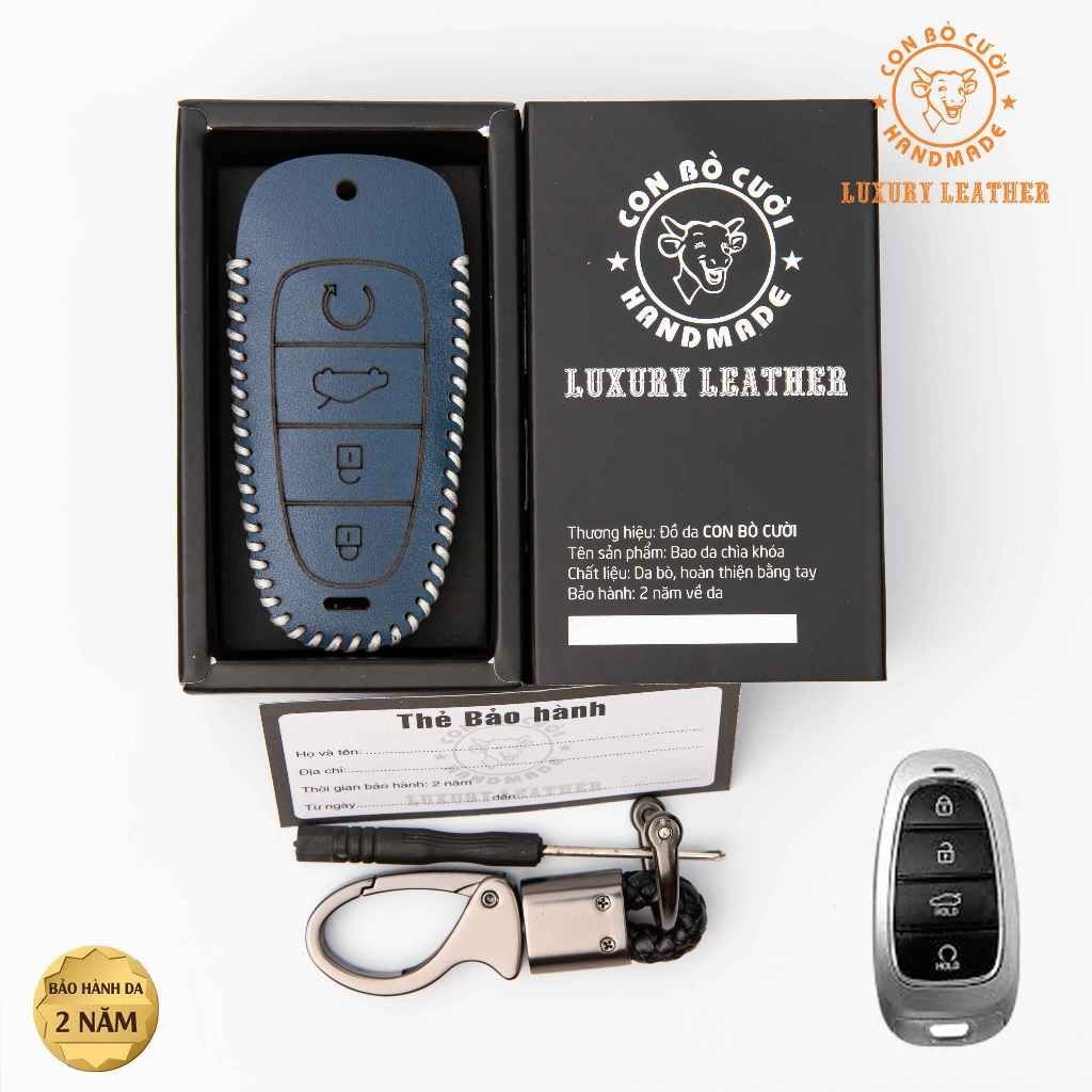 Hyundai Palisade 2023 Leather Key Case,Hyundai Palisade Key Case, Hyundai Palisade Key Cover หนังวัว