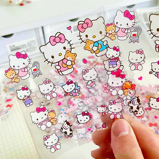 (🇹🇭ชุดสติ๊กเกอร์) กล่องใหญ่ PVC น่ารักกันน้ำ Stickers สติ๊กเกอร์ไดคัท ลายน่ารัก 100แผ่น พร้อมส่งใน