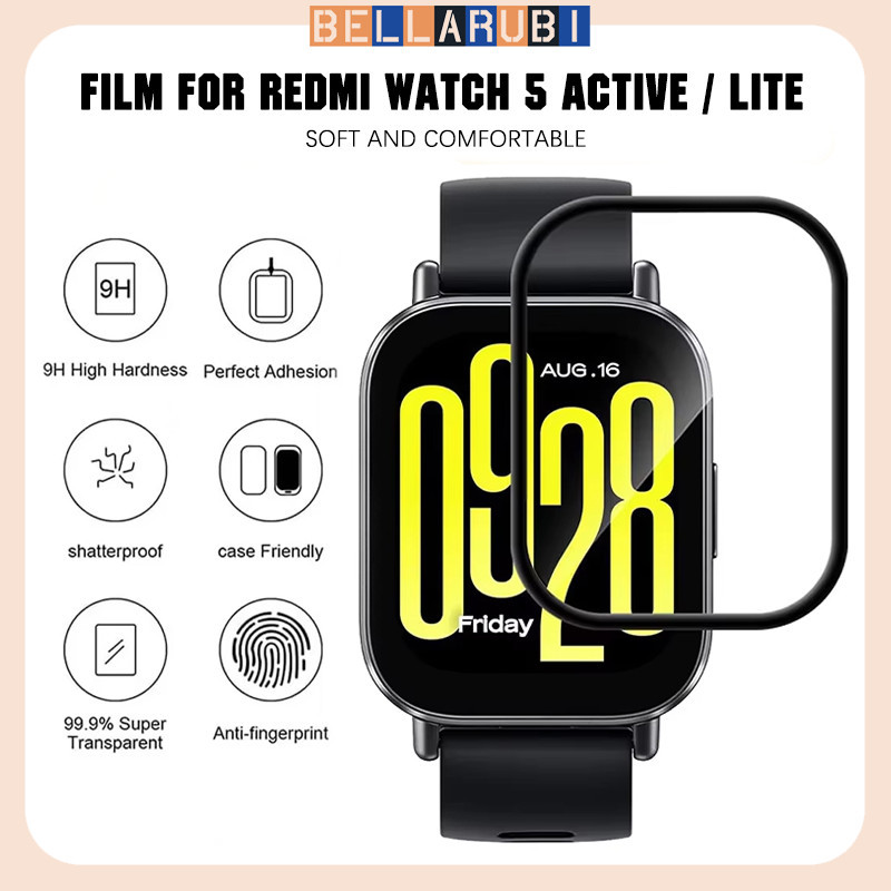 PMMA / ฟิล์มกระจกนิรภัย for Redmi Watch 5 Active / Redmi Watch 5 Lite กันชนป้องกันหน้าจอ