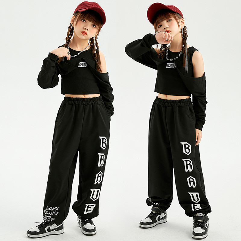 [Miaomiao] [Chan Street Dance] Hip-Hop Street Wear Catwalk Wear New Years Day Performance Wear Girls