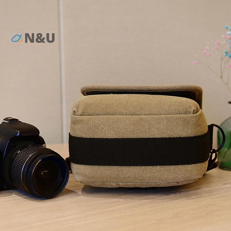 N & U 1PC สําหรับ Canon EOS R100 R10 R50 R7 RP 250D 200D M200 M50 M6 SX70 SX60 Nikon ZFC Z50 Z30 Z5 D3500 B700 B600 P530 P610 กระเป๋ากล้อง DSLR COD