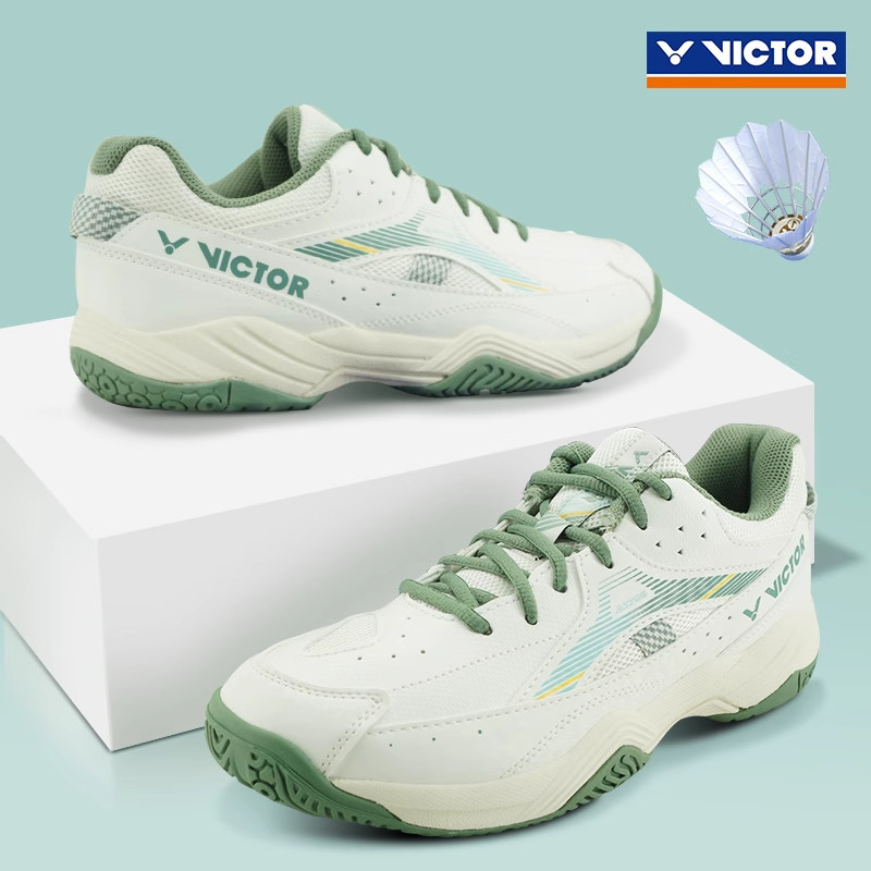 รองเท้าแบดมินตันVictorใหม่สำหรับผู้ชายและผู้หญิง รองเท้ามืออาชีพ ระบายอากาศ A170 AC คุณภาพดี