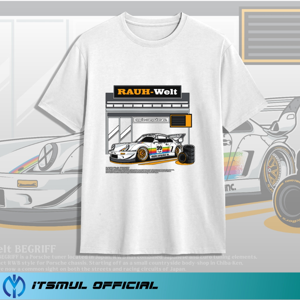 KATUN Rauh Welt Racing Automotive Car T-Shirt IM05(9) ผ้าฝ้ายหวี