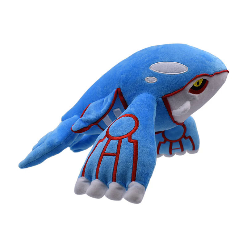 22cm Kawaii Pokemon Kyogre Plush Toy Soft Stuffed Animals Fish Plushies Toys Cute Cartoon Anime Figu
