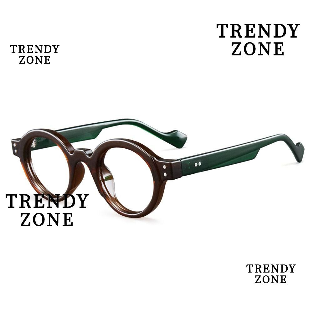 Trendyzone แว่นสายตายาว, แว่นตาอ่านหนังสือกรอบเล็กเบามาก, แว่นตาออปติคอลป้องกันดวงตา PC หรูหราสําหรับผู้ชายผู้หญิง