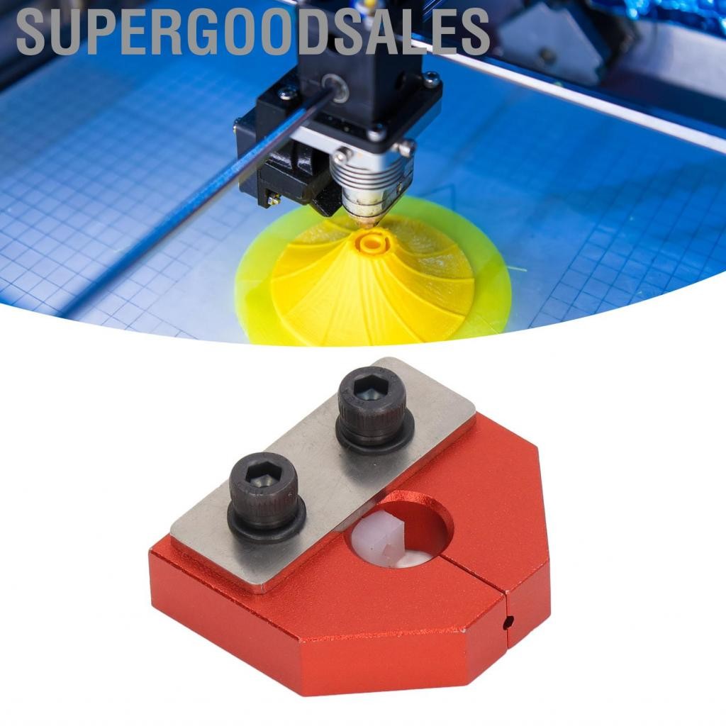 Supergoodsales 1.75 มม. FILAMENT INCENTER SENSORED ALUMINUM โลหะผสมสำหรับเครื่องพิมพ์ 3D (สีแดง)