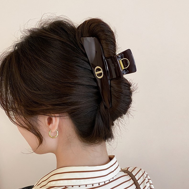 เกาหลี Simple Shark Clip กิ๊บติดผมตัวอักษรหญิง