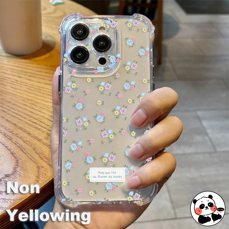 Elegant Fower สี่มุมสําหรับ Realme GT Neo 7 6 5 3 2 2T GT7 GT6 GT5 GT3 GT2 Master Q5X Q5 Q3 Q3 Q3i Q