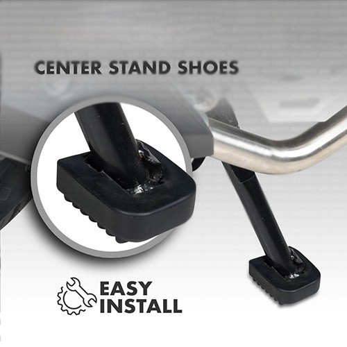 MOTUS  Motorcycle Footrest Soft Rubber Pad Universal Scooter Footrest Base Anti-slip