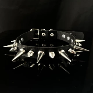 Punk Gothic Rivet Choker สร้อยคอ Harajuku หนังสีดําสร้อยคอเครื่องประดับอุปกรณ์เสริม