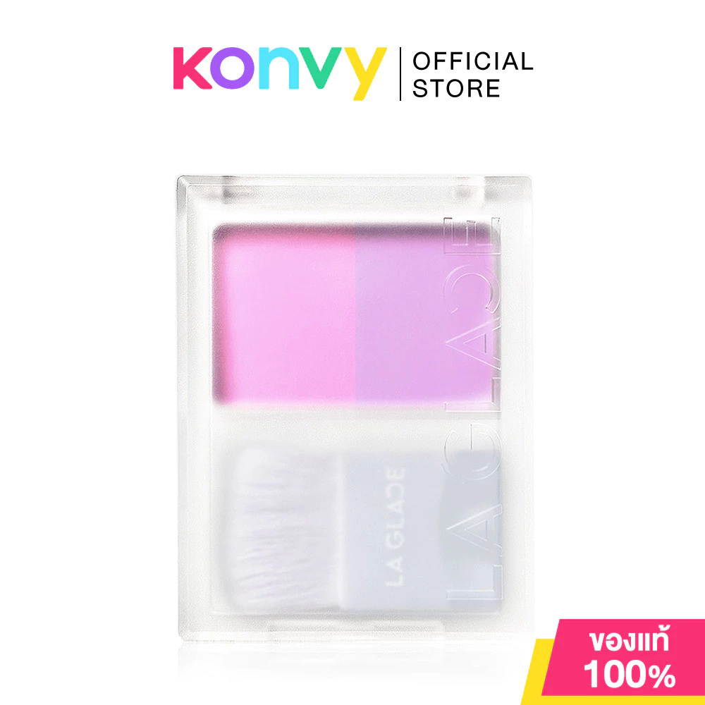 LA GLACE Brattitude Two Tone Powder Blush 4g thumbnail 3
