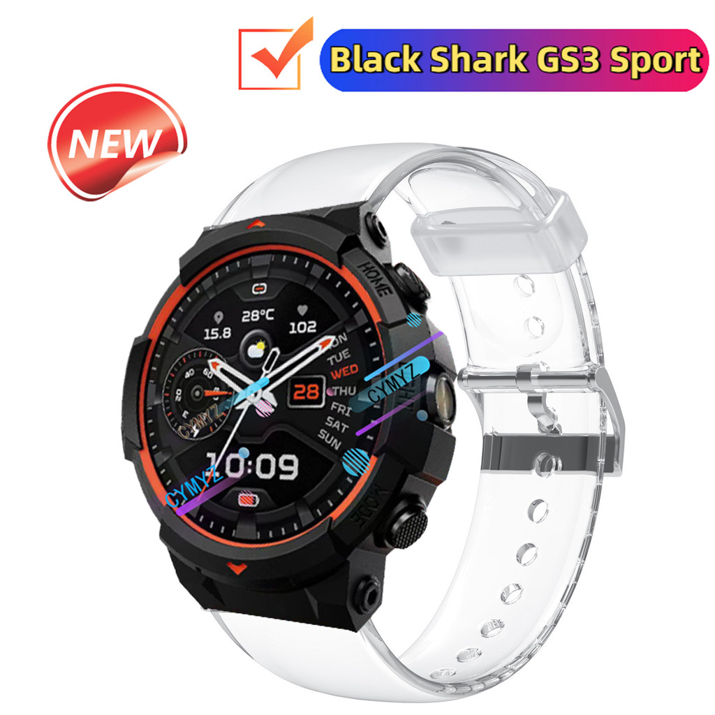 Black Shark GS3 Sport strap Soft TPU clear strap Black Shark GS3 Sport Smart watch strap สายนาฬิกา ส