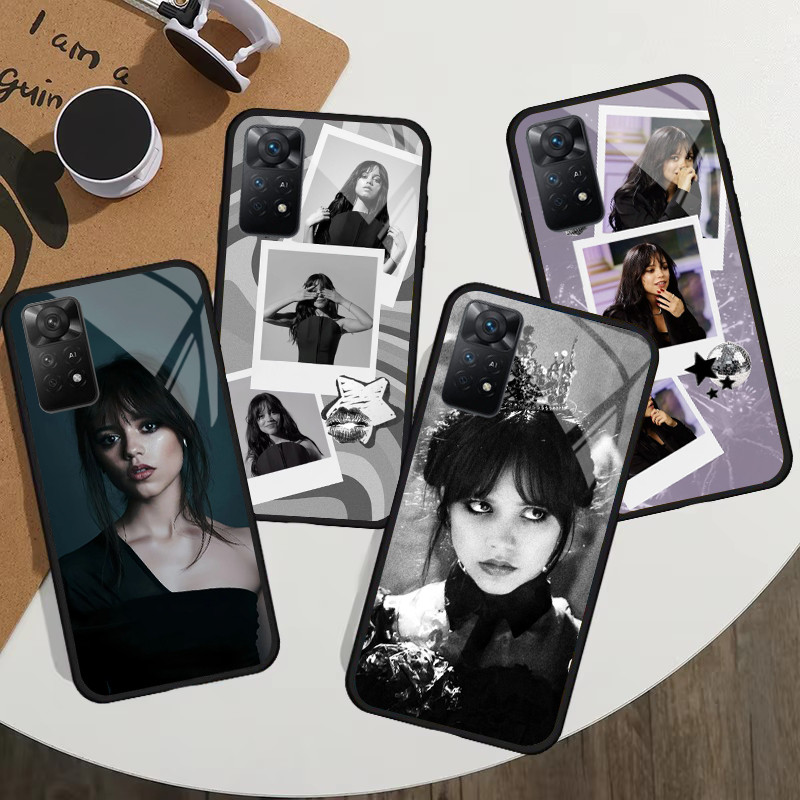 Jenna ortega 03 กระจกนิรภัยเคสโทรศัพท์สําหรับ Xiaomi Redmi 12 4G 13C หมายเหตุ 13 pro plus 12 12S 11 