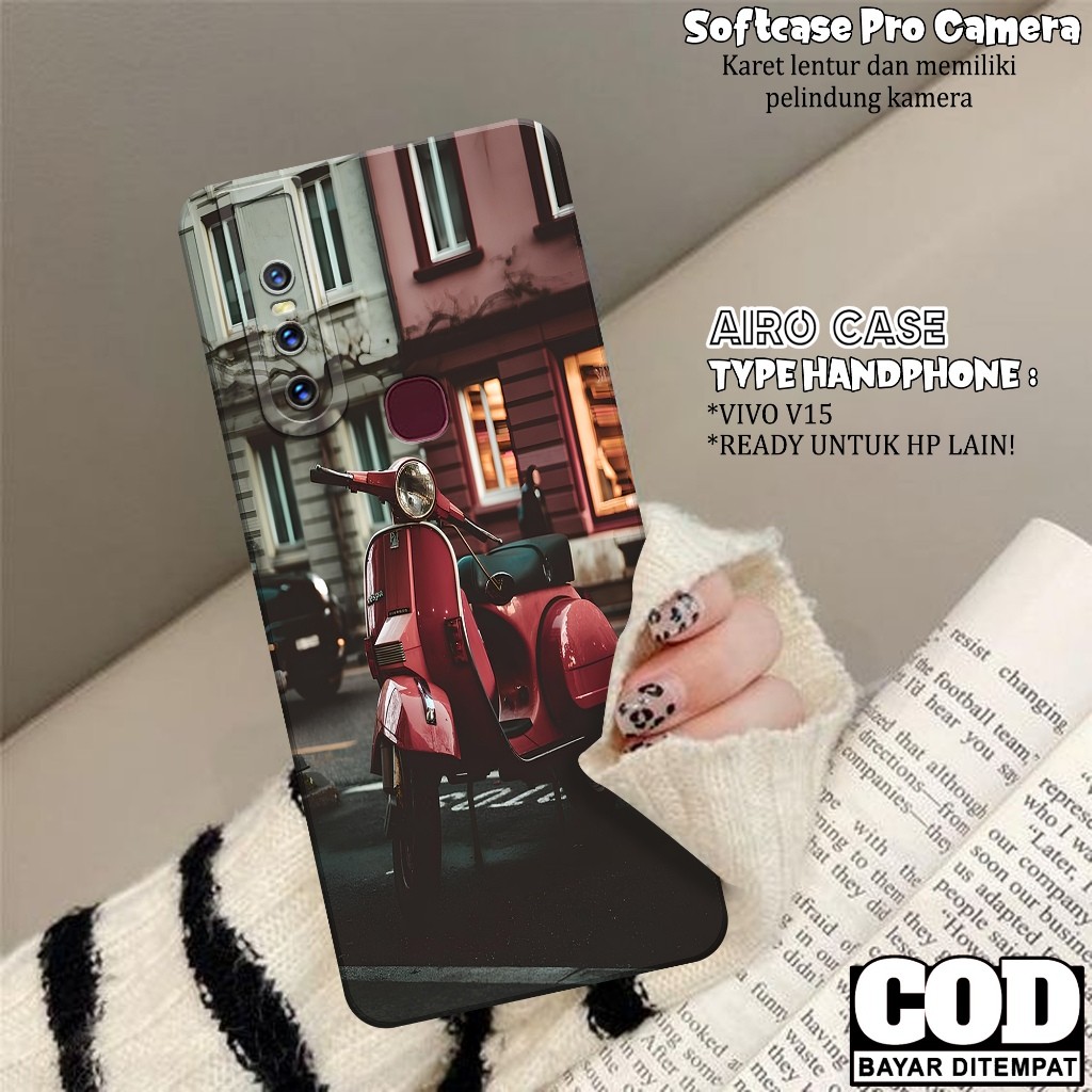 เคส HP ล่าสุด VIVO V15 - เคส VIVO V15 Softcase - เคส VESPA Fashion - เคส VIVO V15 - Pro Camera Softc