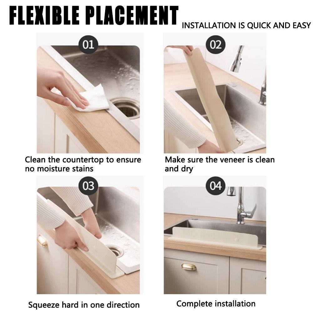 เซนิทฮินซี ซิลิโคนแผ่นกั้นน้ํา,ครัวเรือนนุ่มอ่างล้างจานสาดยาม,ฐานถ้วยดูดยืดหยุ่นปฏิบัตินํามาใช้ใหม่บล็อกน้ําป้องกันเสื้อผ้า - รูปที่ 2