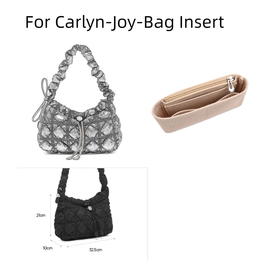 Bluana Carlyn JOY Bag อุปกรณ์เสริมใส่ Felt Organiser Organizer Tote Liner กระเป๋าด้านใน-CY007