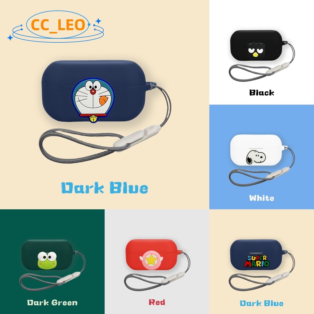 For Technics EAH-AZ80 Case Technics EAH-AZ80 Creative Bear Cartoon Sanrio Mario Silicone Soft Case T