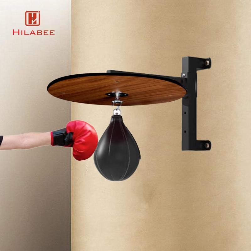 Hilabee กระสอบทรายชกมวย Heavy Duty Bracket มวย Reaction Ball มวย Reflex Ball กระเป๋าความเร็วสําหรับซ้อมออกกําลังกาย Home Gym