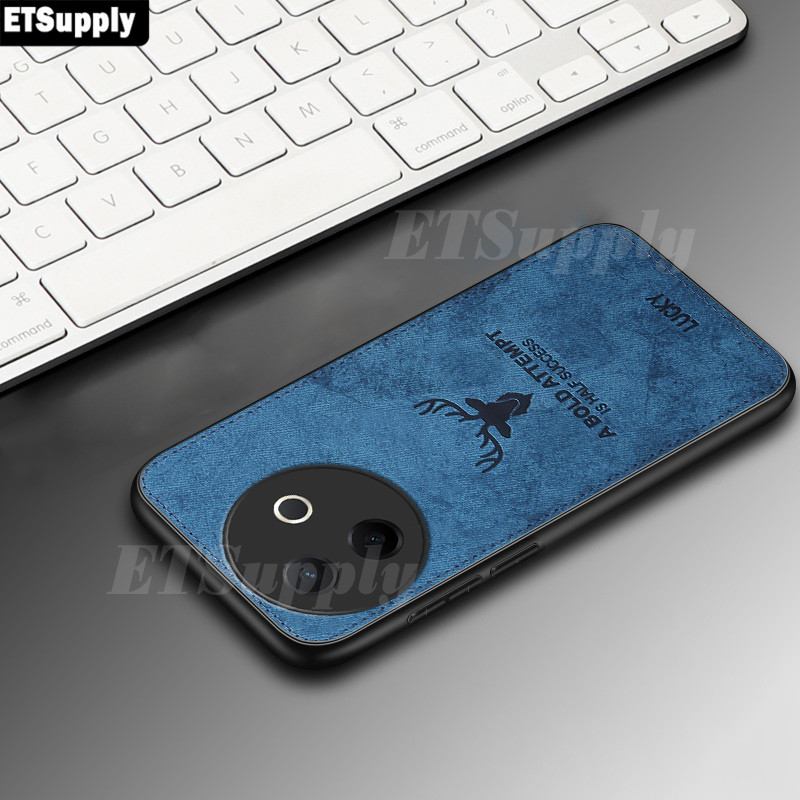 เคสโทรศัพท์ Vivo Y39 5G Slim Hybrid Matte Deer Elk Design Cloth Back Cover Vivo Y39 case