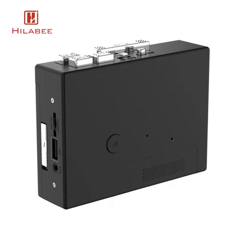 [hilabee] เครื่องเล่นเทปคาสเซ็ต USB2.0 Fat32 DC 5V ใช้งานง่ายบันทึกด้วยตนเองทนทานสเตอริโอเต็มรูปแบบ