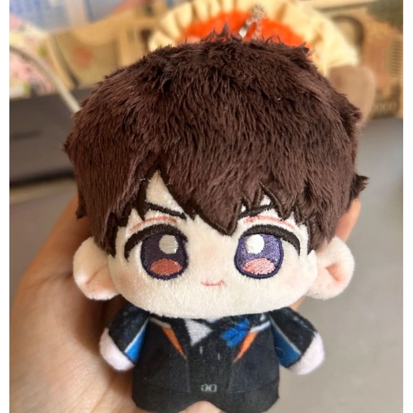 ตุ๊กตาผ้ากํามะหยี่ Love and Deepspace 10 ซม. Caleb ของขวัญสินค้าสะสม