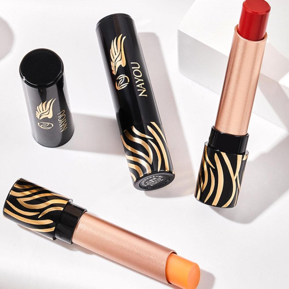 Carotenoids Warm Change Lipstick Womens Secret Weapon ลิปสติกเปลี่ยนสีได้ติดทนนาน
